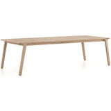 Kipp Outdoor Dining Table, Washed Brown - Furniture - Dining - High Fashion Home