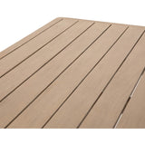 Kipp Outdoor Dining Table, Washed Brown - Furniture - Dining - High Fashion Home