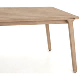 Kipp Outdoor Dining Table, Washed Brown - Furniture - Dining - High Fashion Home