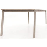 Kipp Outdoor Dining Table, Weathered Grey - Furniture - Dining - High Fashion Home