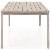 Kipp Outdoor Dining Table, Weathered Grey - Furniture - Dining - High Fashion Home