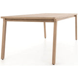 Kipp Outdoor Dining Table, Washed Brown - Furniture - Dining - High Fashion Home