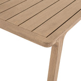 Kipp Outdoor Dining Table, Washed Brown - Furniture - Dining - High Fashion Home