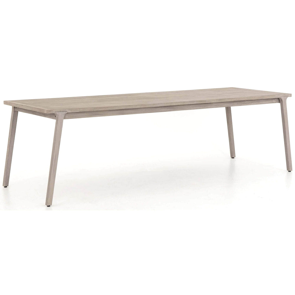 Kipp Outdoor Dining Table, Weathered Grey - Furniture - Dining - High Fashion Home