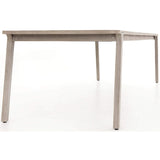 Kipp Outdoor Dining Table, Weathered Grey - Furniture - Dining - High Fashion Home