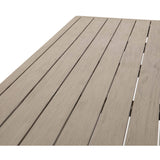 Kipp Outdoor Dining Table, Weathered Grey - Furniture - Dining - High Fashion Home