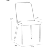 Klaus Side Chair, Polo Club Muslin-Furniture - Dining-High Fashion Home