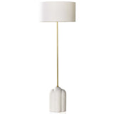 Koa Floor Lamp, Adobe Textured Concrete