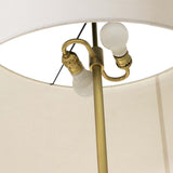 Koa Floor Lamp, Adobe Textured Concrete