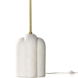 Koa Floor Lamp, Adobe Textured Concrete