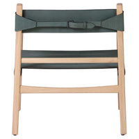 Kolding Leather Chair, Seagrass Green