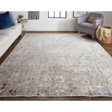 Feizy Rug Laina 39G0F, Beige/Gray-Rugs1-High Fashion Home
