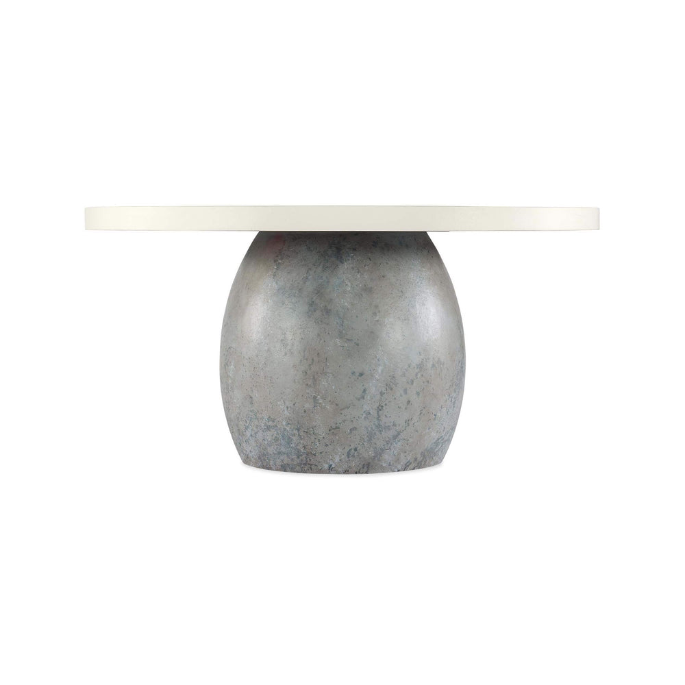 Small Table Shell Laguna Round Dining Table, Shell White – High Fashion Home