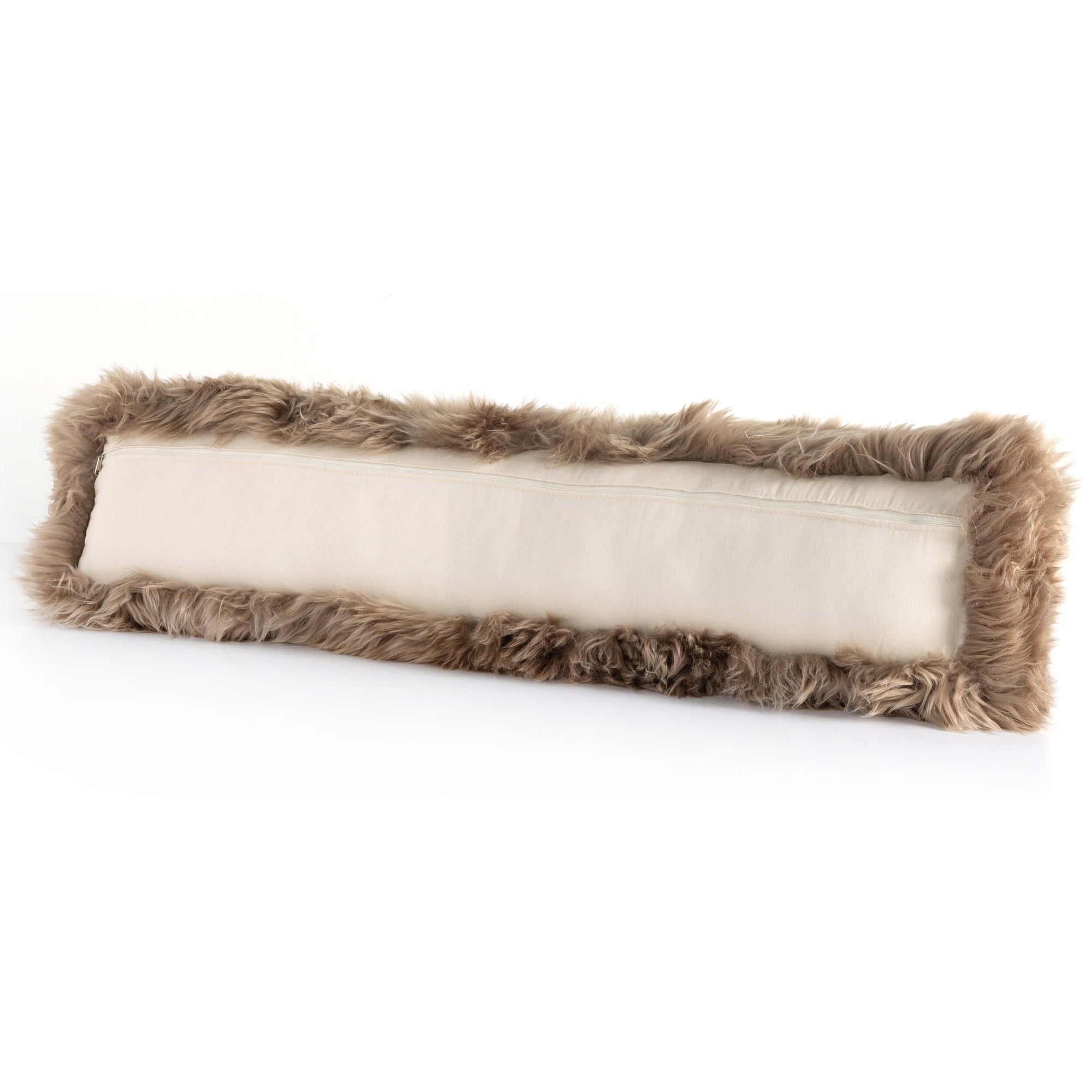 Lalo Lambskin Lumbar Pillow, Taupe – High Fashion Home