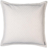 Laurie Diamond Quilted Sham, Ivory - Accessories - High Fashion Home