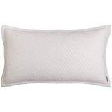 Laurie Diamond Quilted Sham, Ivory - Accessories - High Fashion Home