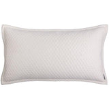 Laurie Diamond Quilted Sham, Ivory - Accessories - High Fashion Home