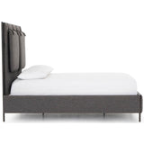 Leigh Upholstered Bed, San Remo Ash - Modern Furniture - Beds - High Fashion Home