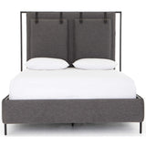 Leigh Upholstered Bed, San Remo Ash - Modern Furniture - Beds - High Fashion Home