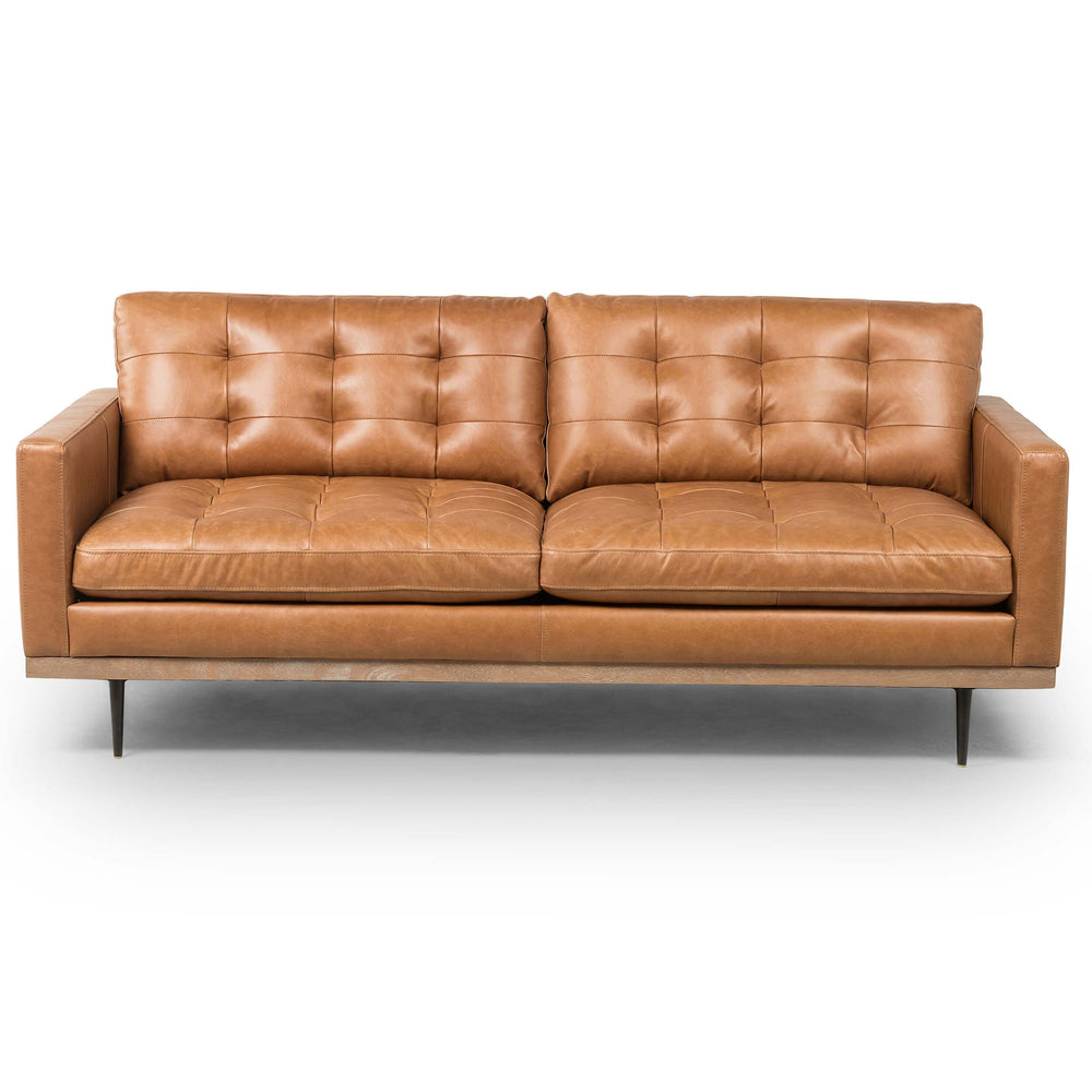 Lexi 73" Leather Sofa, Sonoma Butterscotch