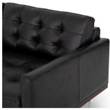 Lexi LAF Leather Sectional, Sonoma Black - Modern Furniture - Sectionals - High Fashion Home