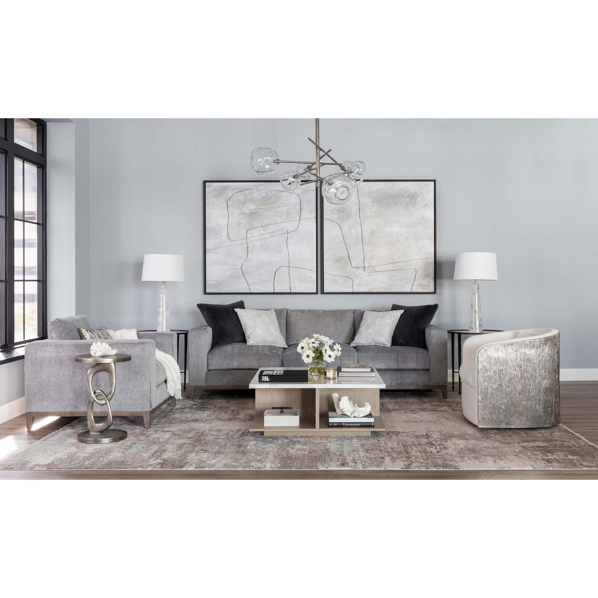 Round on sale chairside table