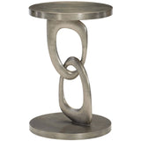 Linea Round Chairside Table-Furniture - Accent Tables-High Fashion Home