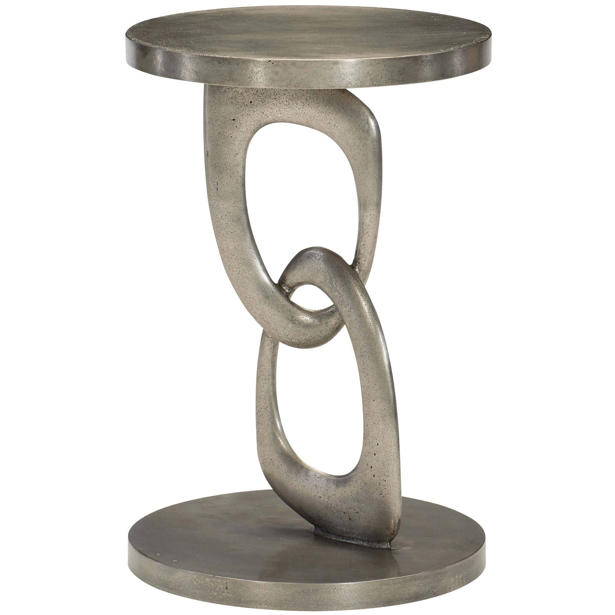 Round on sale chairside table