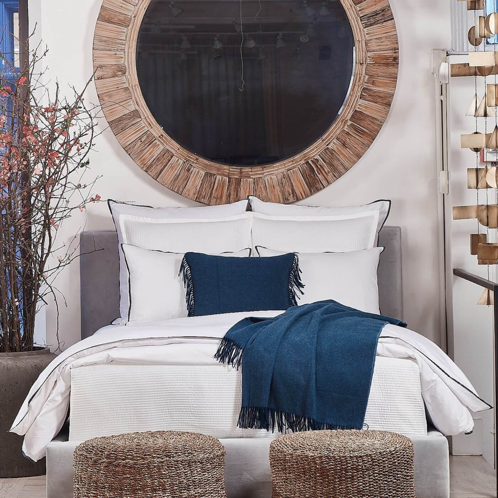 Linea Coverlet Set, White - Accessories - High Fashion Home