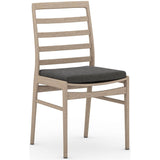 Linnet Outdoor Dining Chair, Charcoal/Washed Brown Frame - Furniture - Dining - High Fashion Home
