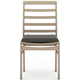 Linnet Outdoor Dining Chair, Charcoal/Washed Brown Frame - Furniture - Dining - High Fashion Home