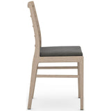 Linnet Outdoor Dining Chair, Charcoal/Washed Brown Frame - Furniture - Dining - High Fashion Home
