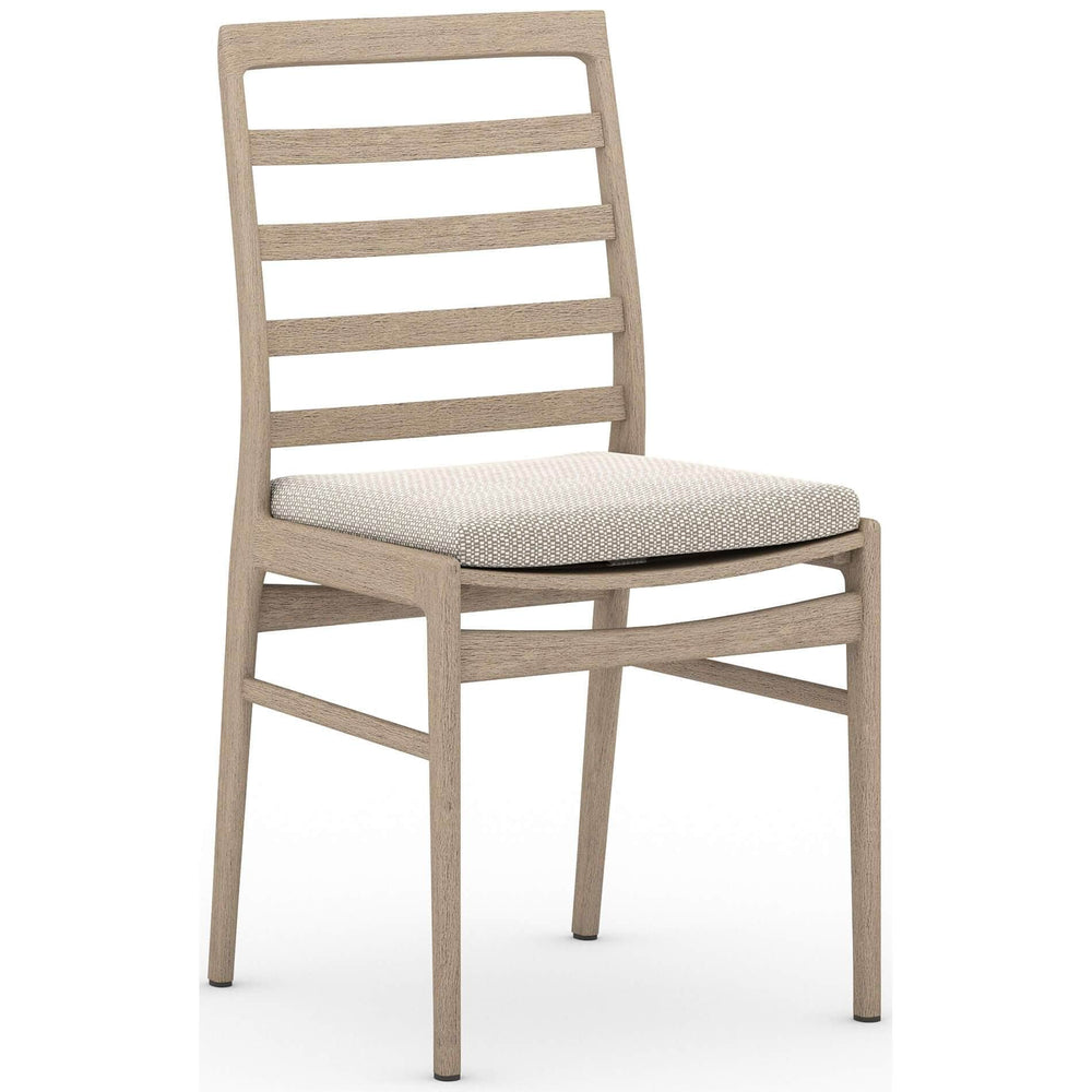 Linnet Outdoor Dining Chair, Faye Sand/Washed Brown Frame - Furniture - Dining - High Fashion Home