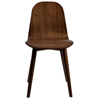 Lissi Dining Chair, Brown - Set of 2