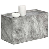 Liza Side Table, Grey-Furniture - Accent Tables-High Fashion Home