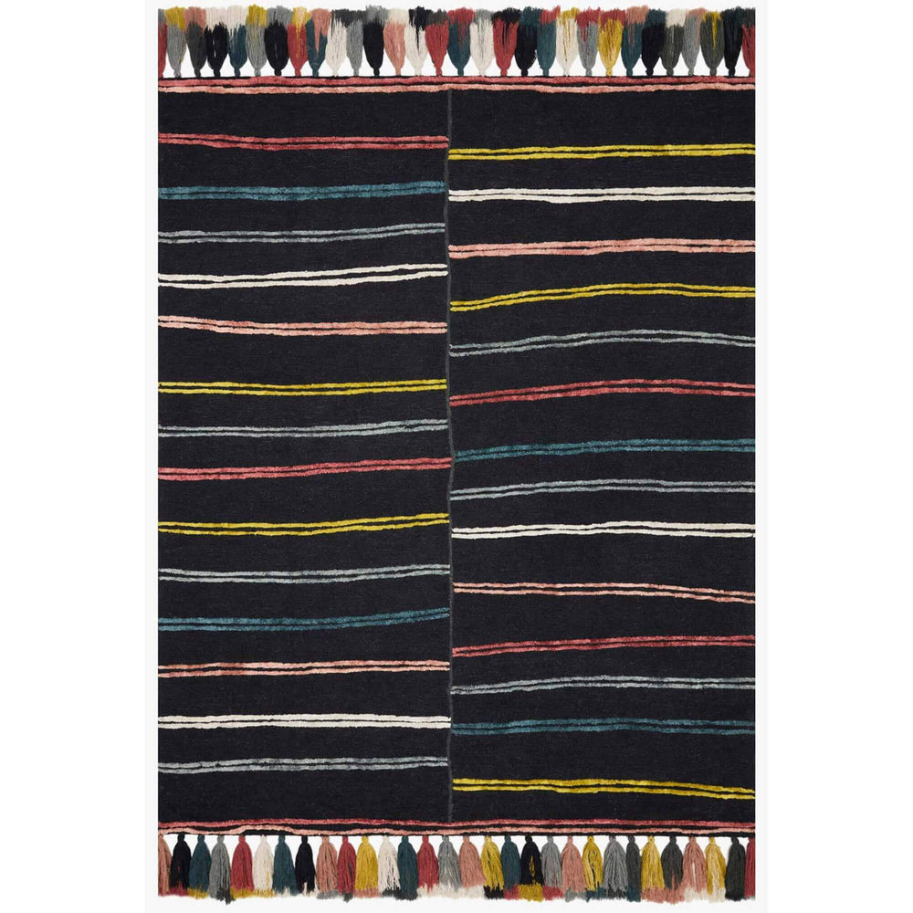 Justina Blakeney x Loloi Rug Jamila JAA-01, Charcoal/Multi