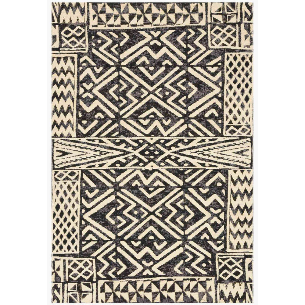 Loloi Rug Mika MIK-13, Ivory/Black - Rugs1 - High Fashion Home