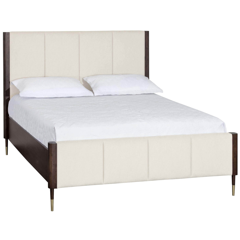 Lonnie Bed, Polo Club Muslin-Furniture - Bedroom-High Fashion Home