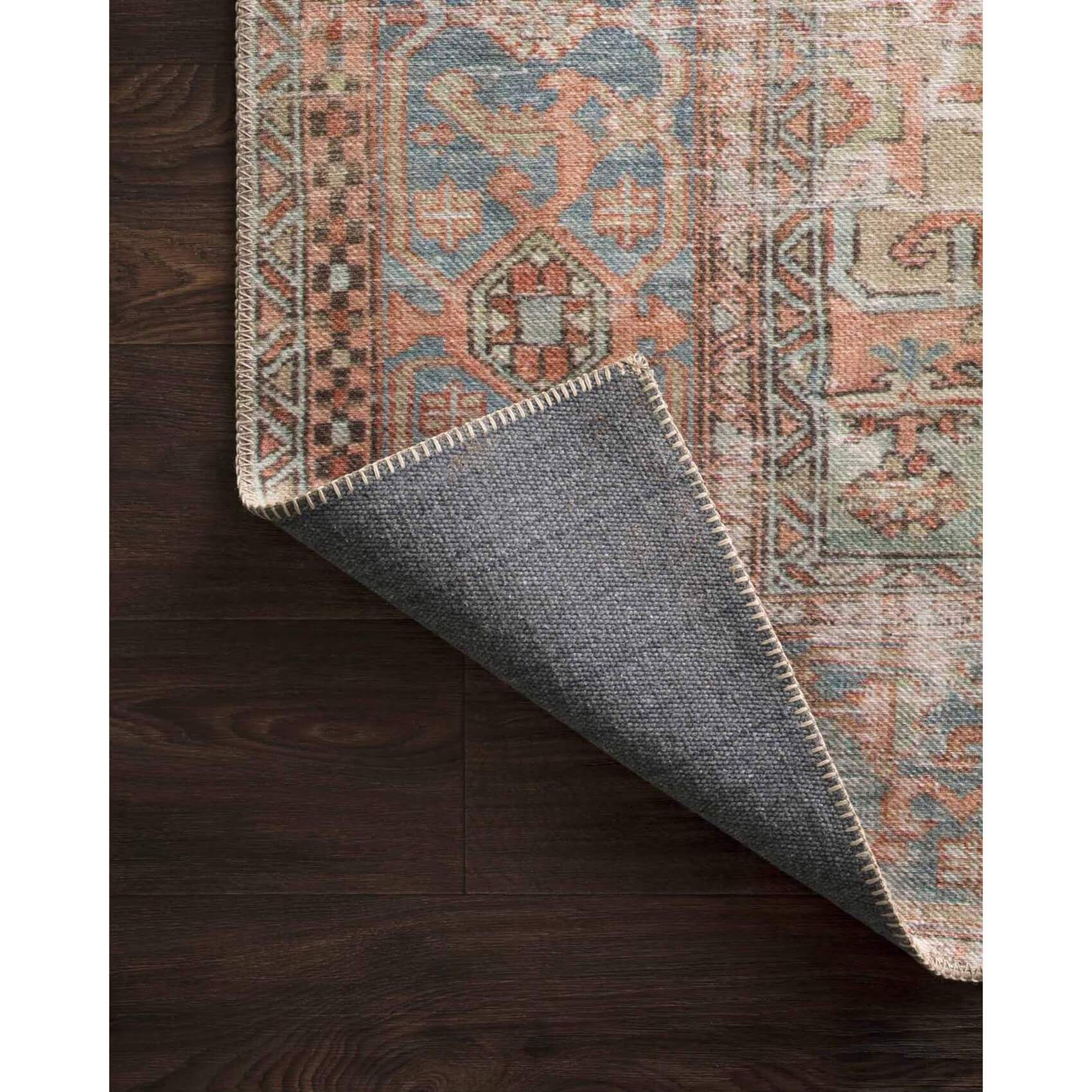 Loloi II Rug Loren LQ15 Terracotta/Sky High Fashion Home