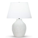 Luna Table Lamp, Off-White Linen Shade-Lighting-High Fashion Home