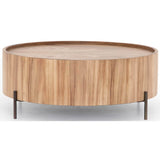 Lunas Drum Coffee Table - Modern Furniture - Coffee Tables - High Fashion Home