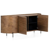 Lunas Sideboard, Caramel-Furniture - Storage-High Fashion Home