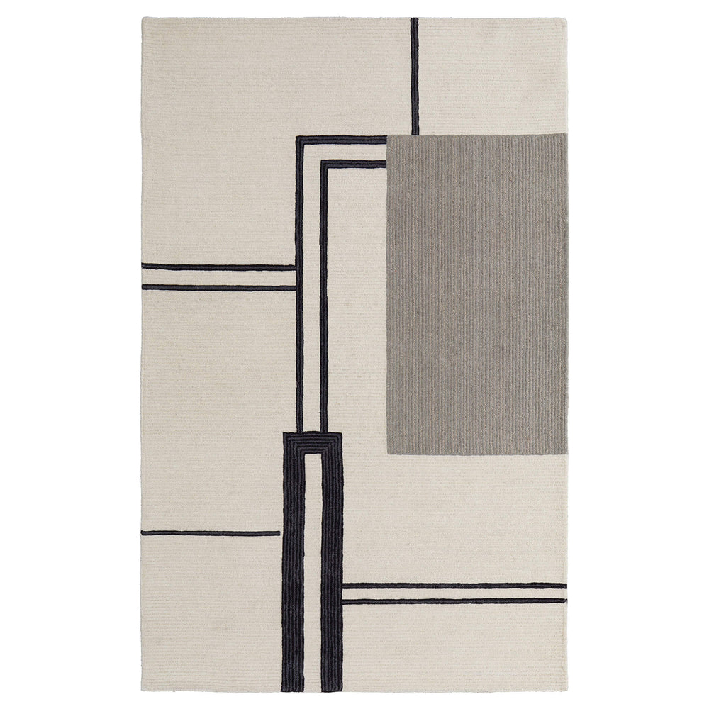 Feizy Rug Maguire 8899F, Ivory/Gray-Rugs1-High Fashion Home