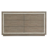 Mainstay 6 Drawer Dresser, Washed Gray