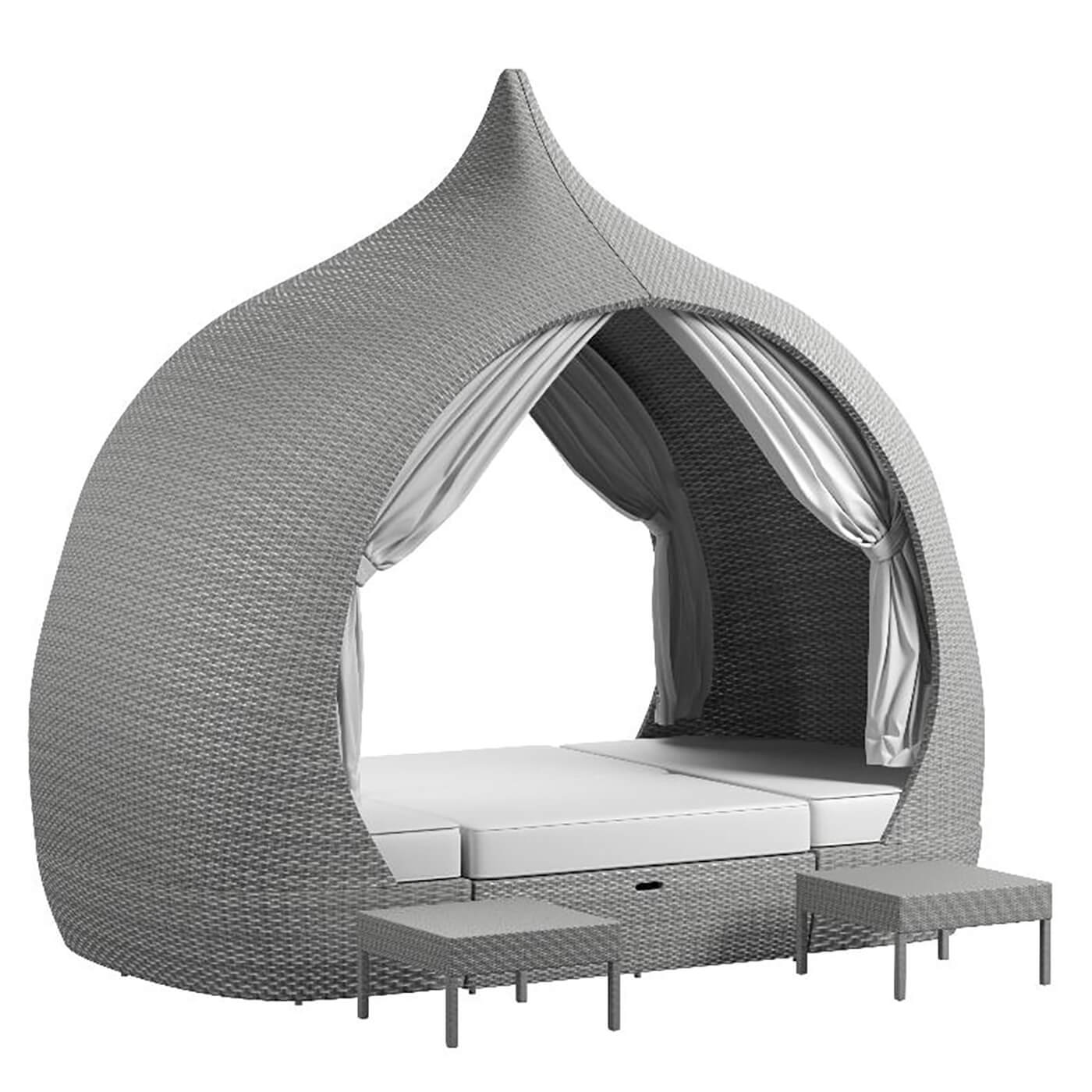 Majorca Daybed Grey High Fashion Home