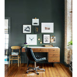 Malibu Leather Office Chair, Rider Black - Furniture - Office - High Fashion Home