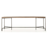 Marion Dining Table, Rustic Fawn