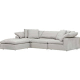 Mateo 4 Piece Modular Sectional, Fredrickson Marble - Modern Furniture - Sectionals - High Fashion Home