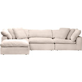 Mateo 4 Piece Modular Sectional, Romo Linen - Modern Furniture - Sectionals - High Fashion Home