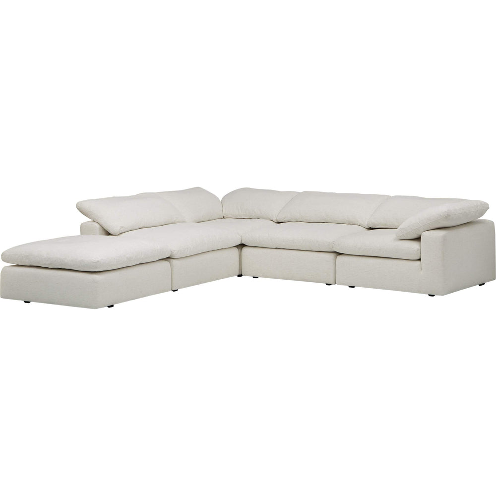 Mateo 5 Piece Modular Sectional w/Ottoman, Nomad Snow